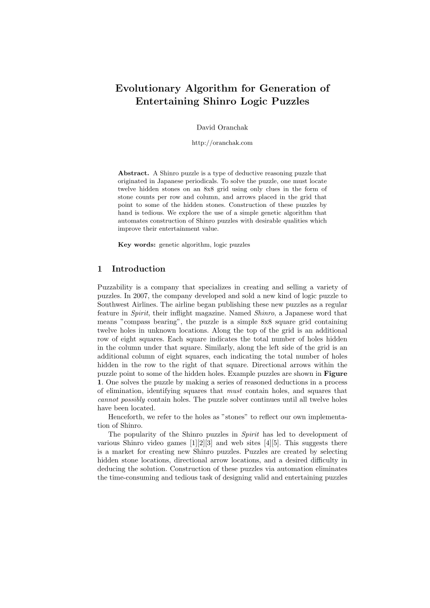 Generating Chess Puzzles with Genetic Algorithms