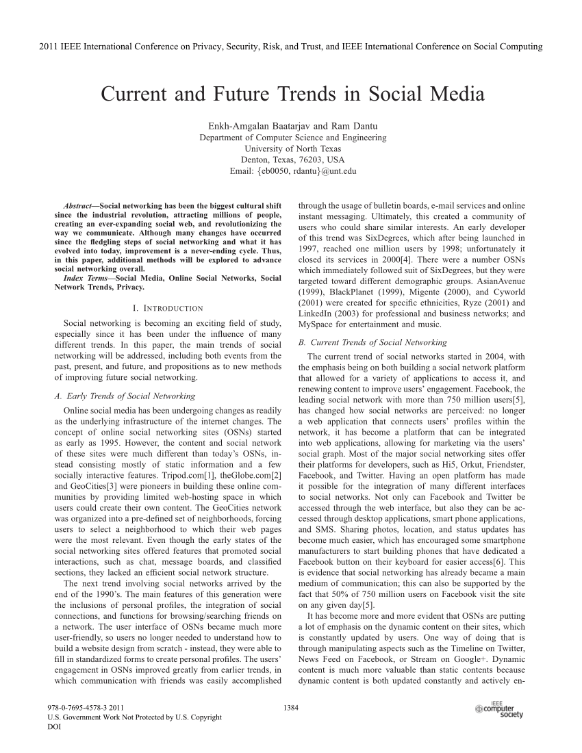 social media in the future essay