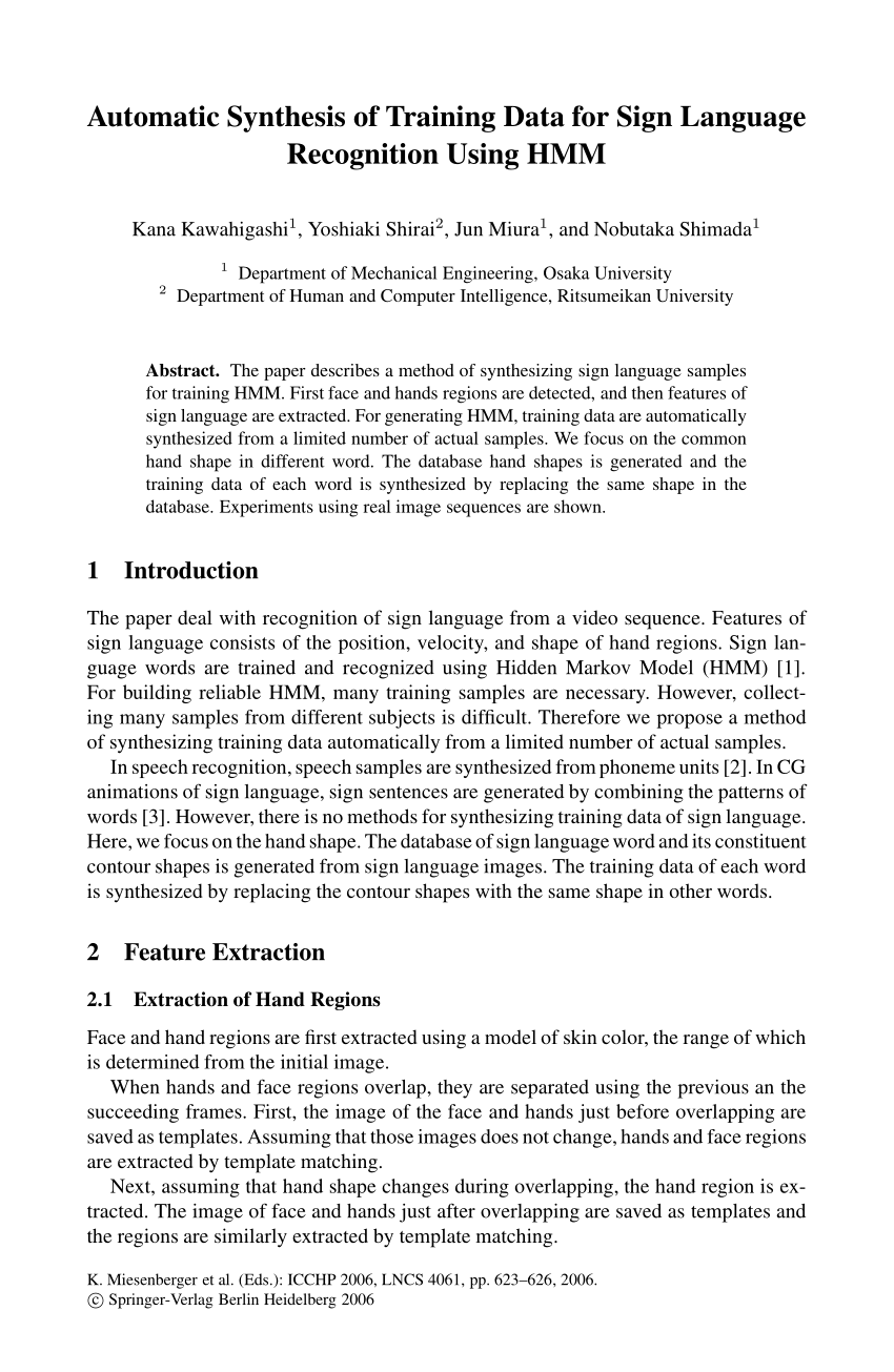 sign language recognition using machine learning research paper