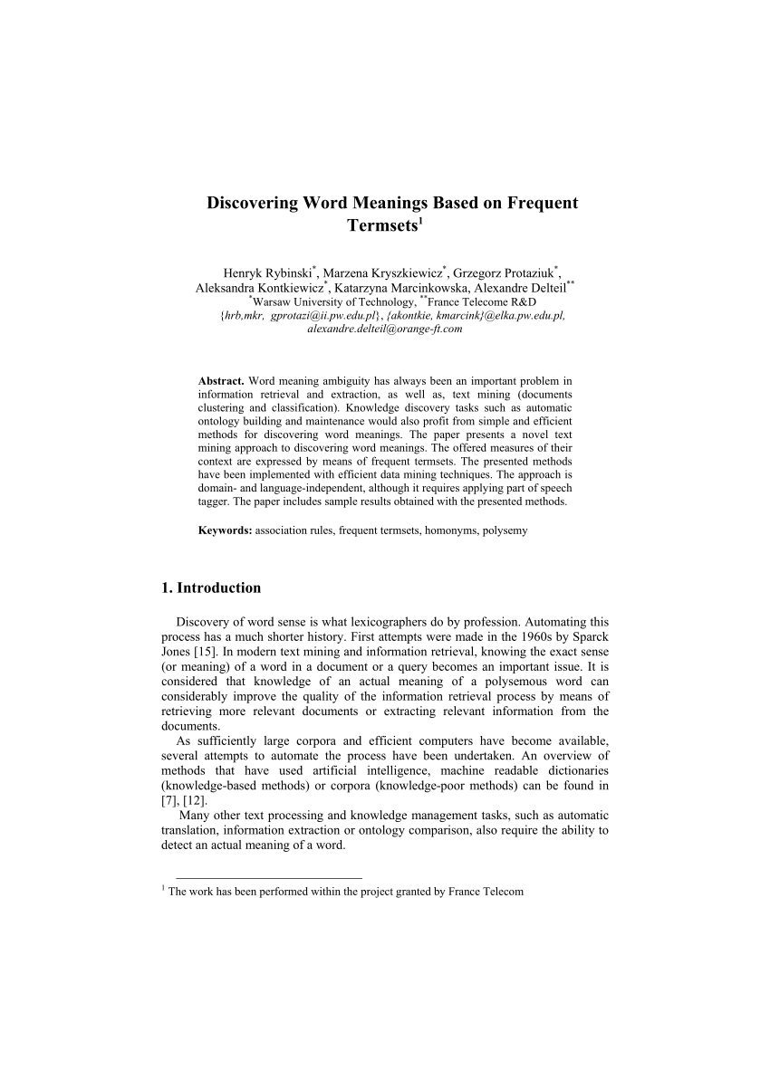 pdf-discovering-word-meanings-based-on-frequent-termsets