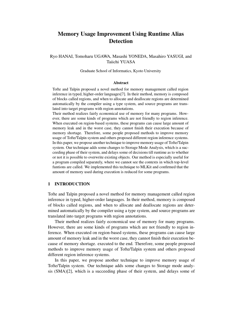 pdf-memory-usage-improvement-using-runtime-alias-detection