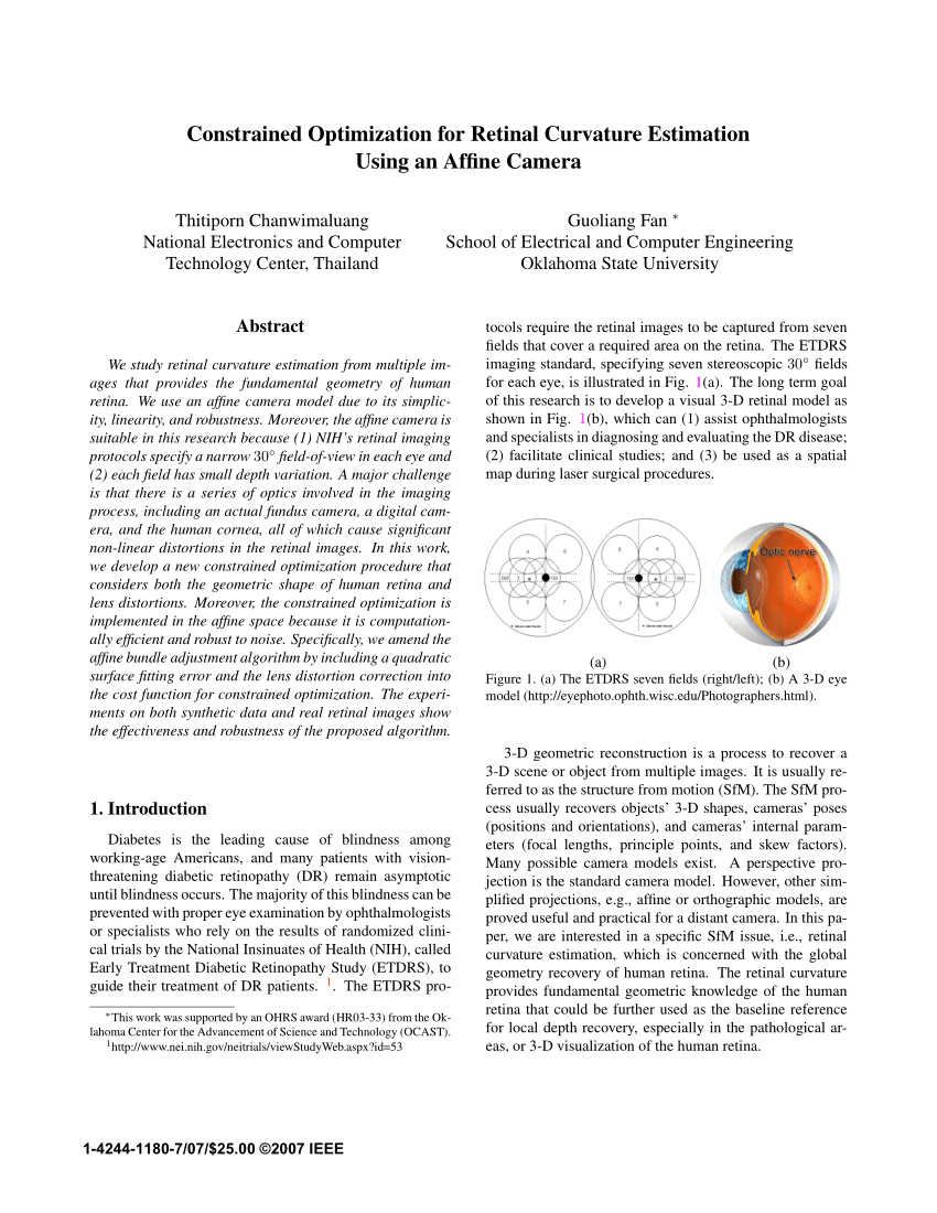 PDF) Constrained Optimization for Retinal Curvature Estimation ...