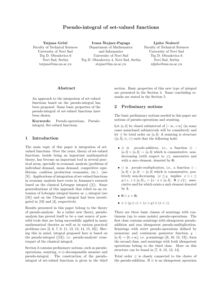 pdf-pseudo-integral-of-set-valued-functions