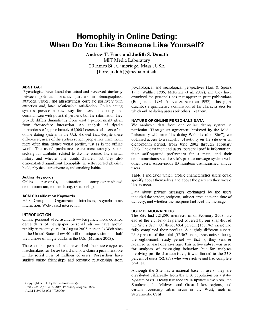 Online dating psychological filetype pdf