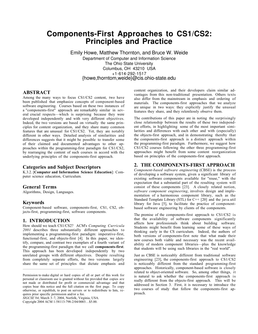 CS1-003 Test Assessment