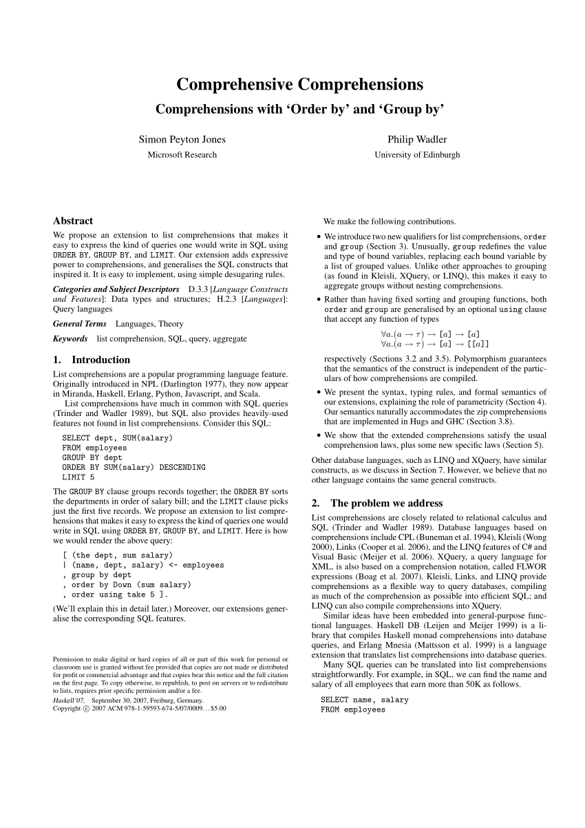 haskell list comprehension