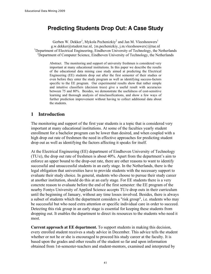 high school dropout research paper pdf