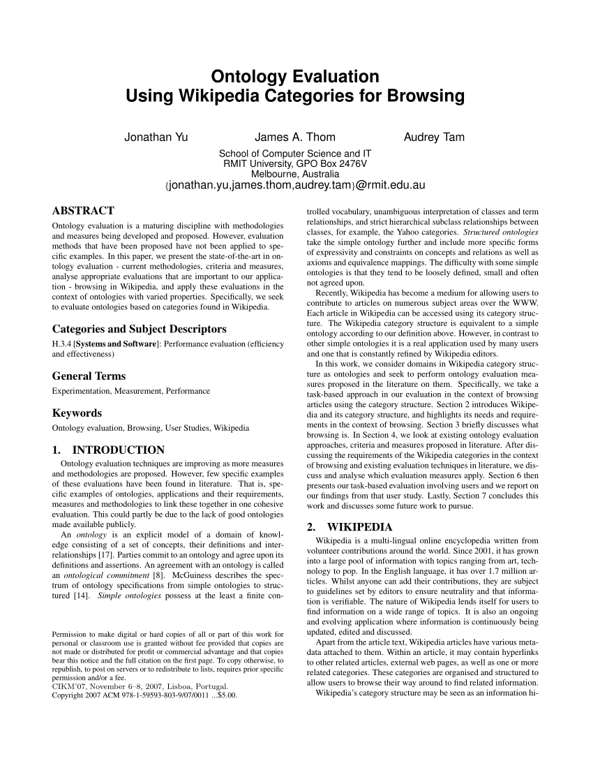 Pdf Use Of Wikipedia Categories In Entity Ranking - pdf use of wikipedia categories in entity ranking