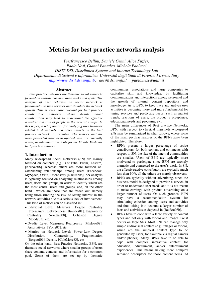 pdf-metrics-for-best-practice-networks-analysis