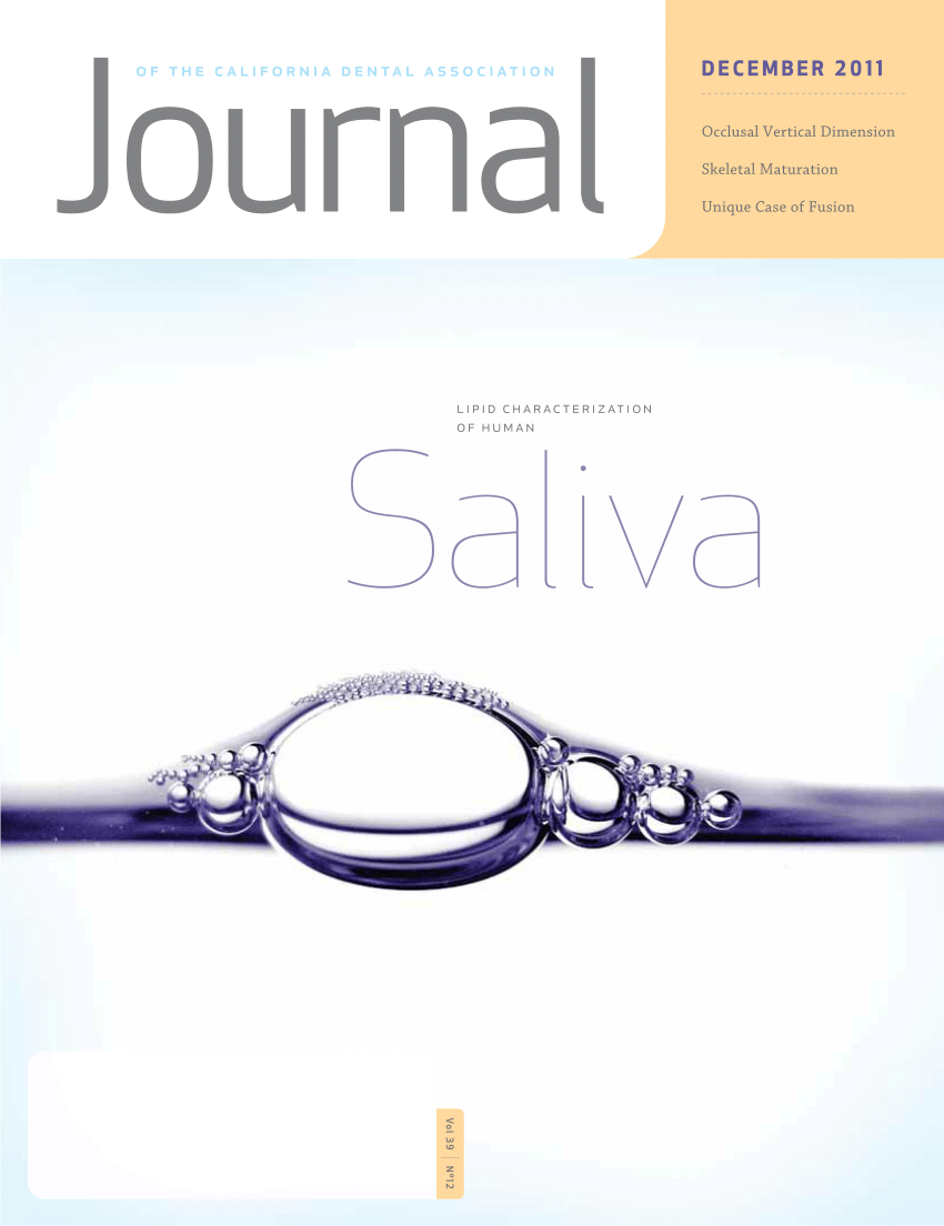 PDF) Lipid characterization of human saliva