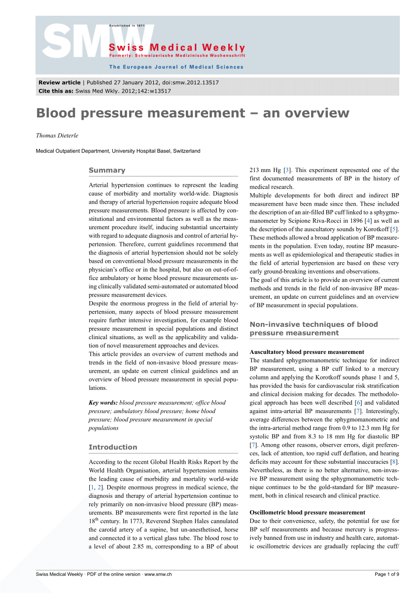 essay on blood pressure monitor