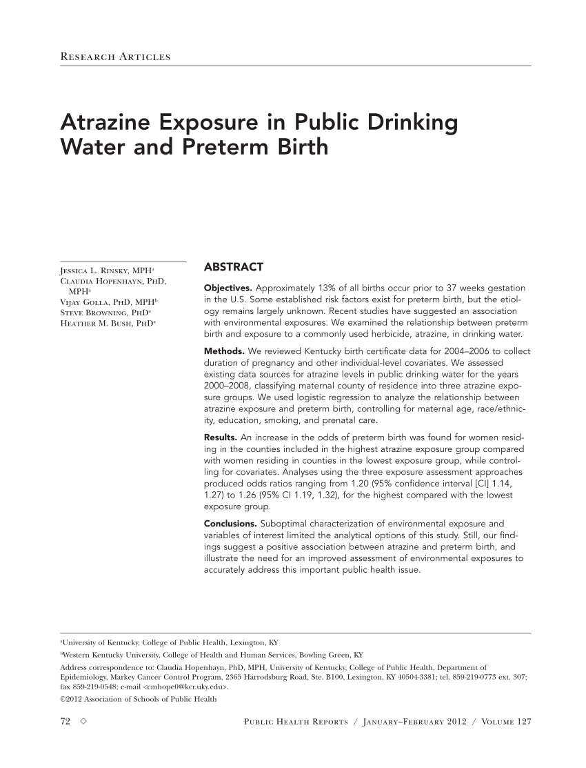 Different kinds of pollution present challenges to different water sources  – WKU Exposure