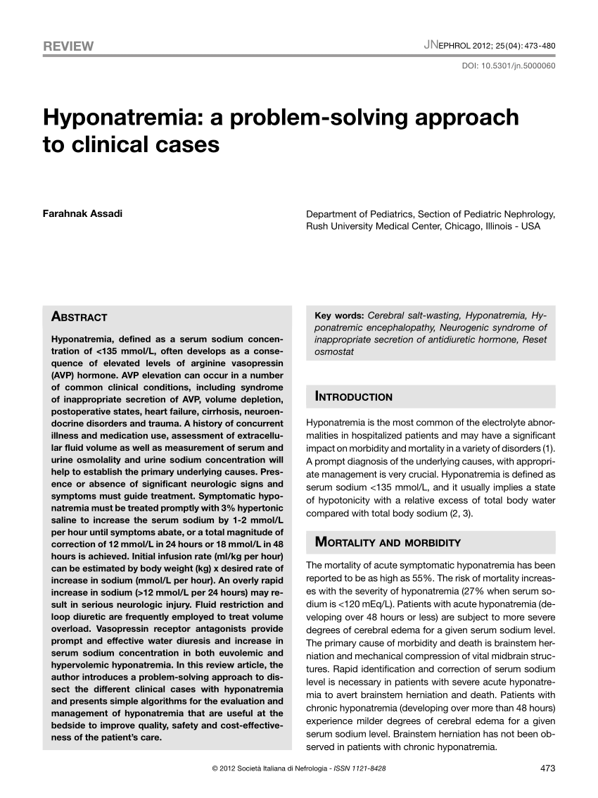 problem solving approach to clinical cases
