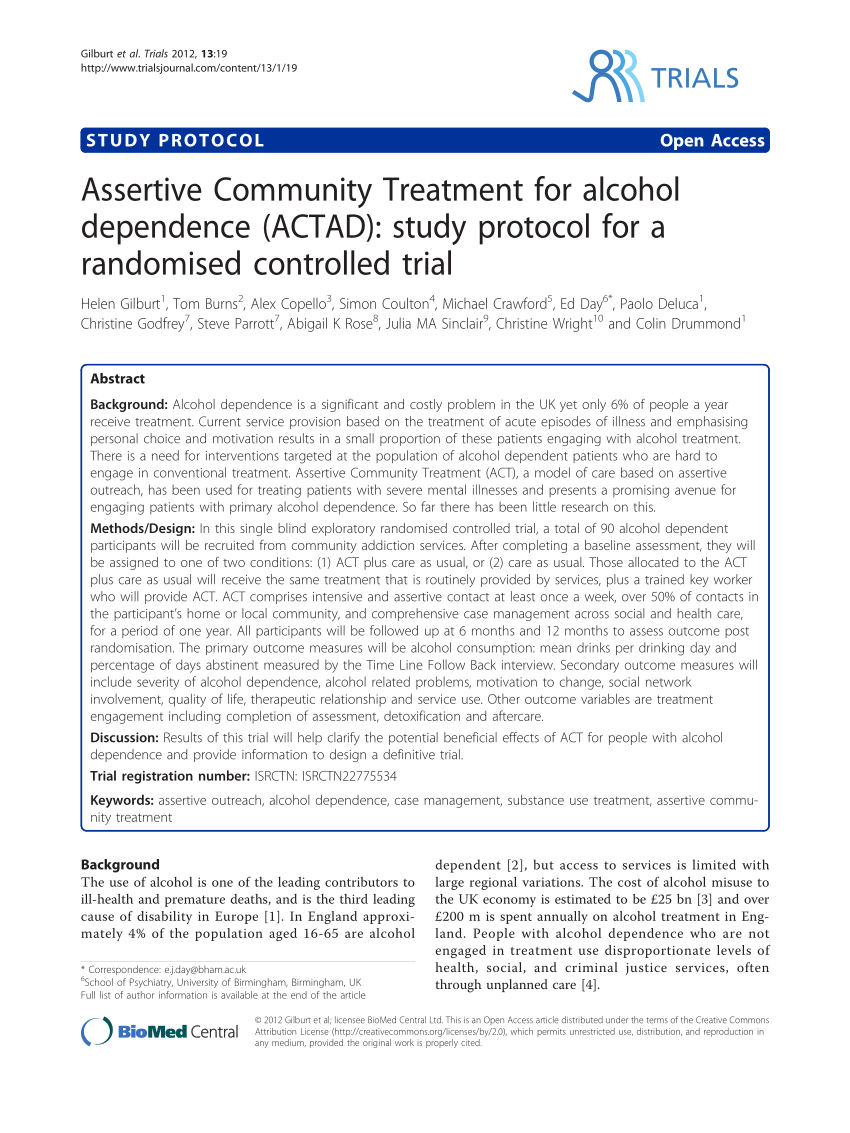 alcohol dependence research studies