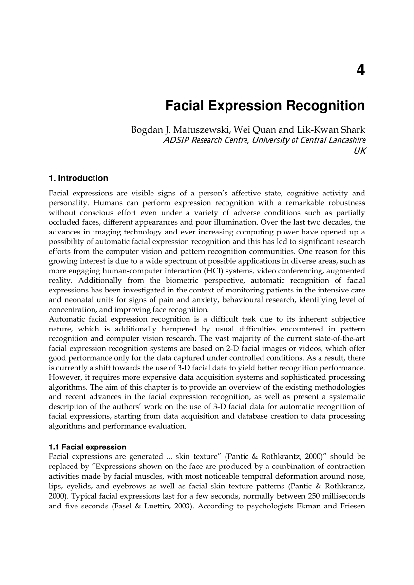 face recognition project research papers