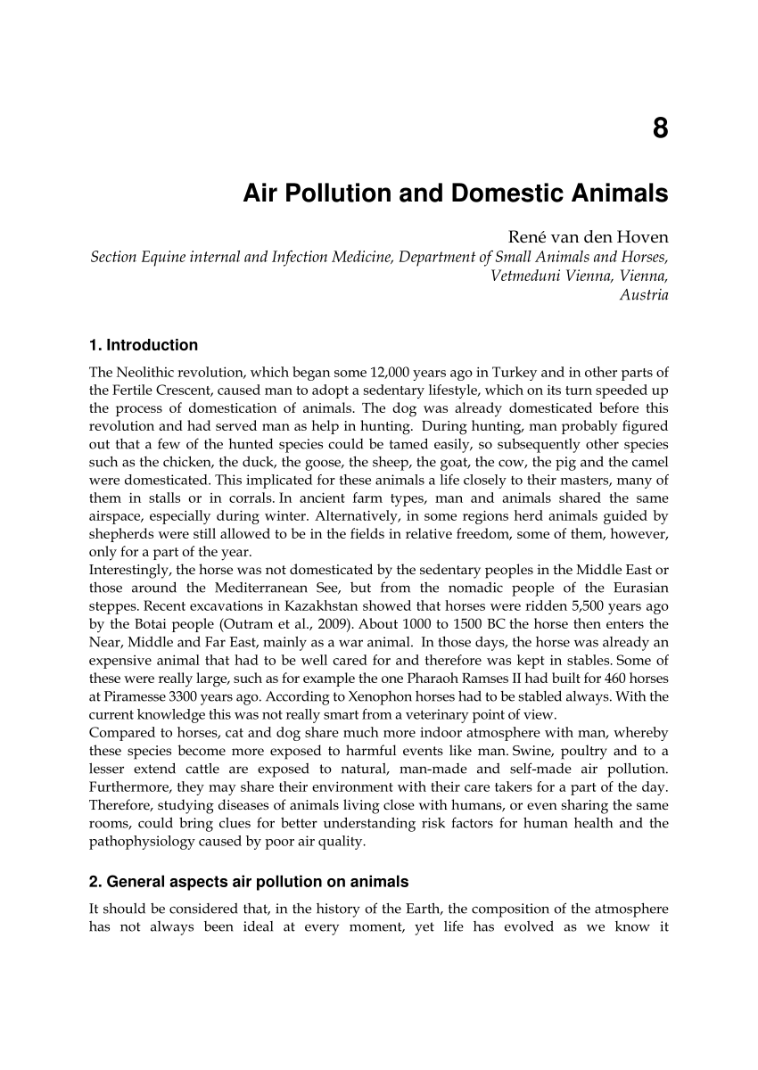 short note on pollution