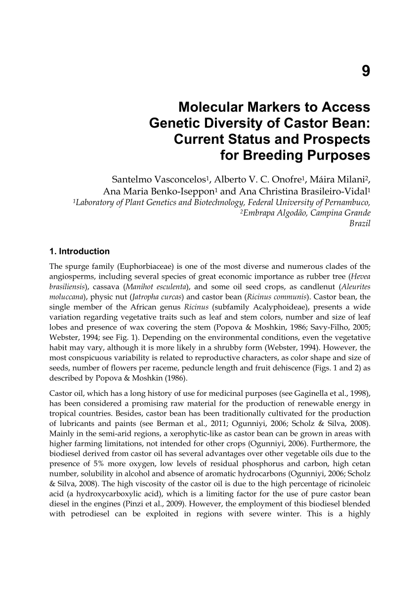 PDF) Molecular Markers to Access 