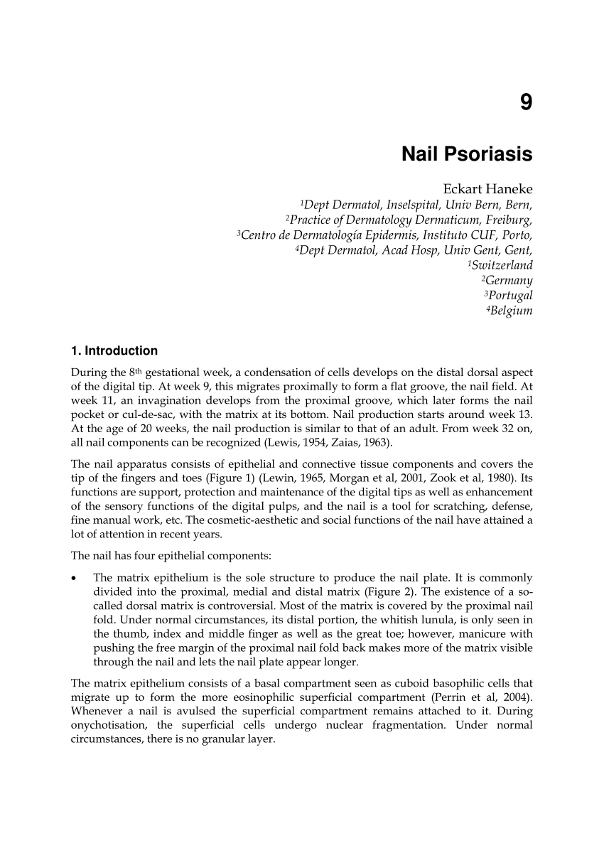 PDF) Nail psoriasis