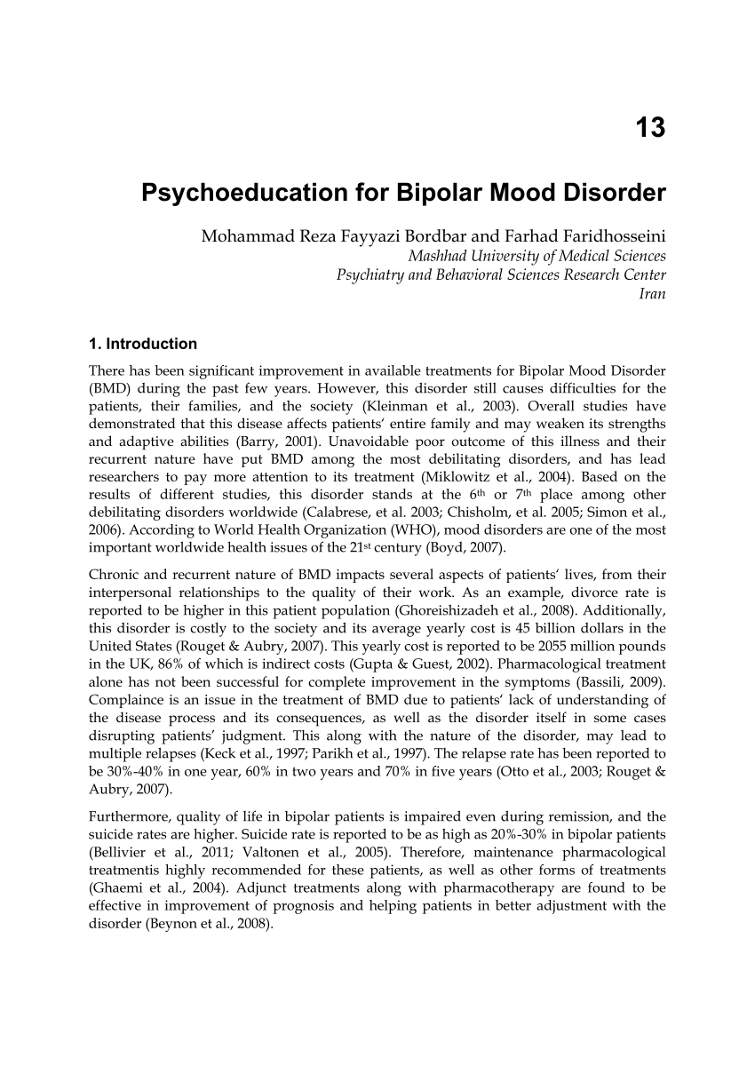 case study bipolar disorder