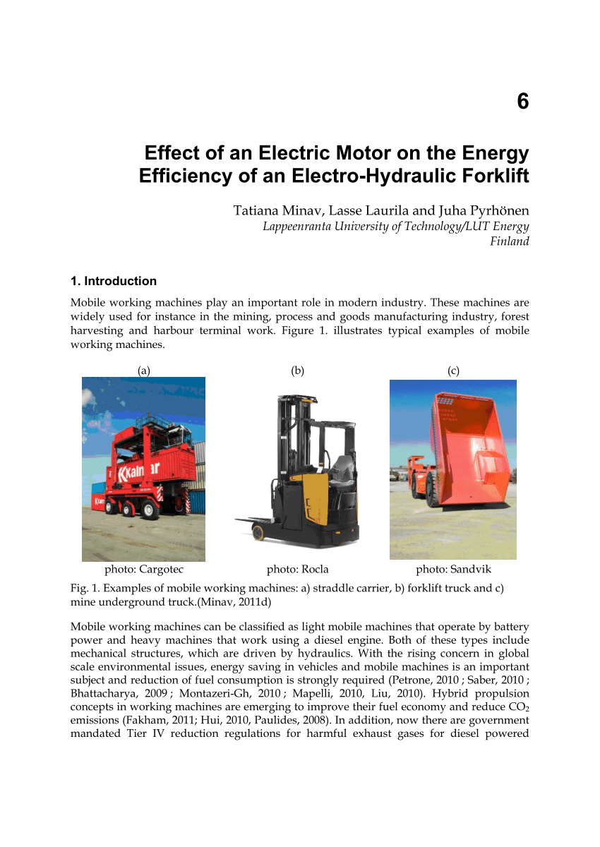 (PDF) Effect of an Electric Motor on the Energy Efficiency ...