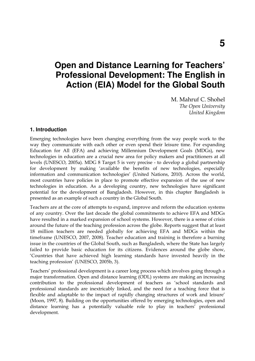 PDF) Challenges for Successful Planning of Open and Distance Learning (ODL)  : A Template Analysis