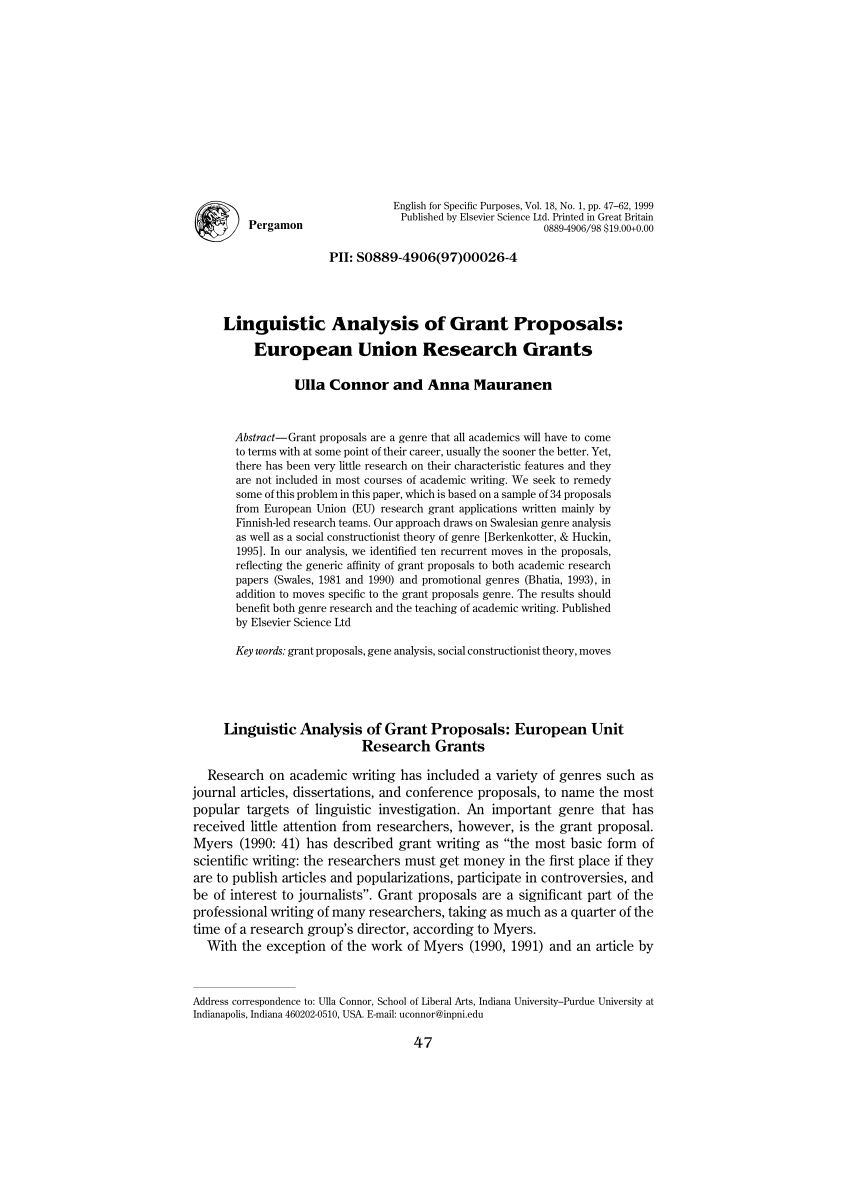 sample of research proposal in applied linguistics