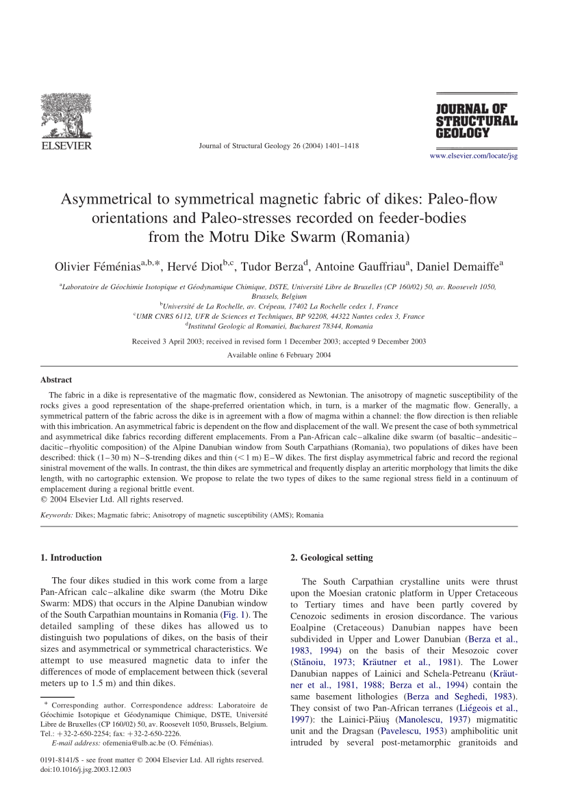 PDF) Anisotropia de susceptibilidade magnética aplicada a determinação do  sentido de fluxo de lavas e ignimbritos do Coomplexo Vulcânico  Caviahue-Copahue (Argentina)