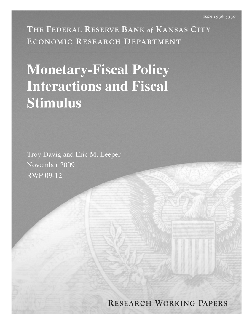 research paper on fiscal policy
