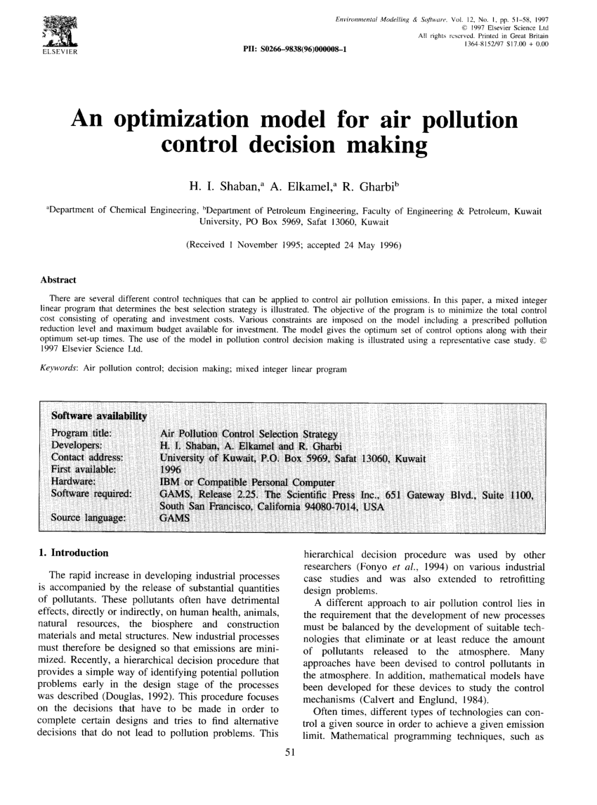 biofiltration for air pollution control research paper