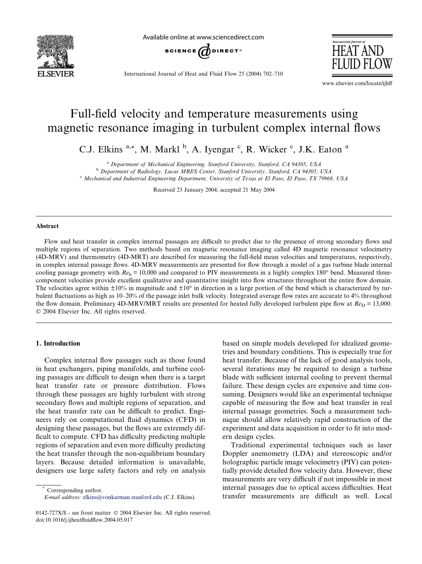 PDF) Full-field velocity and temperature measurements using