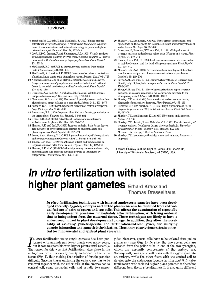 research paper on in vitro fertilization
