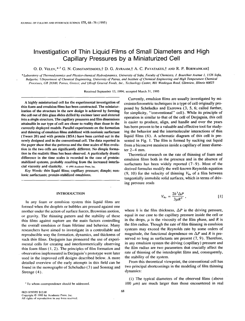 Recent Advances on Emulsion and Foam Stability