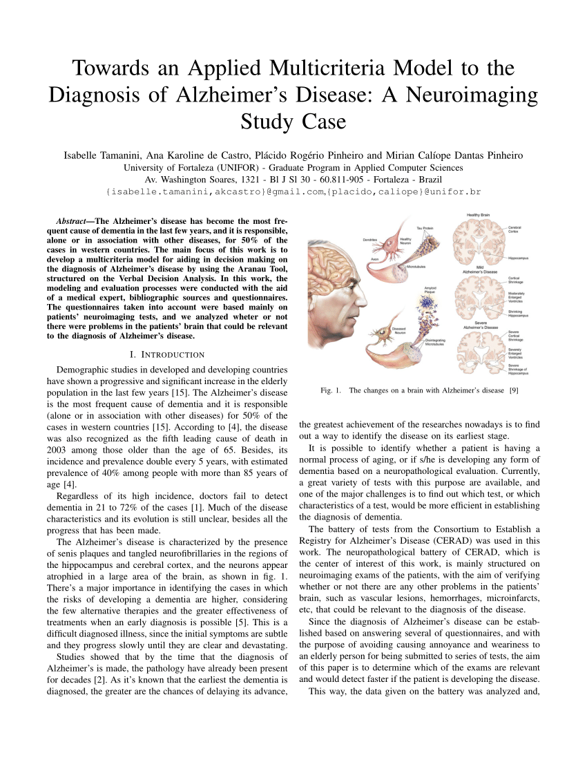 example case study on alzheimer's disease