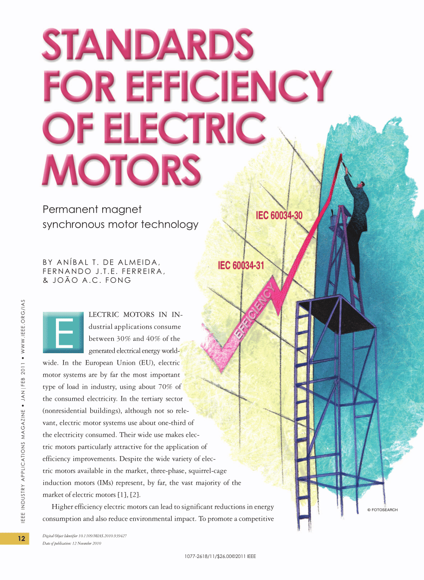 (PDF) Standards for Efficiency of Electric Motors