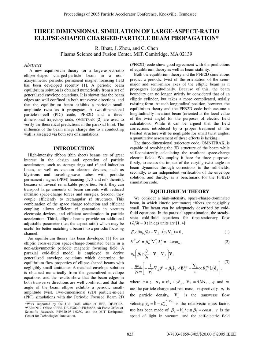 The Rms Envelopes Are Computed In A 12 Mm X 12 Mm Rectangular Beam Download Scientific Diagram