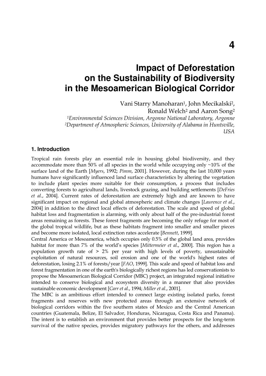 research paper on deforestation pdf