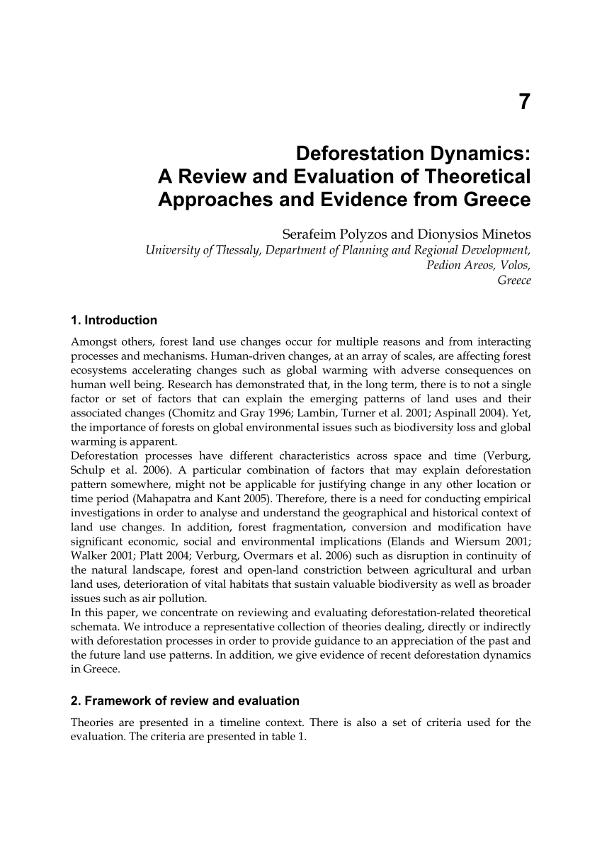 research proposal on deforestation pdf