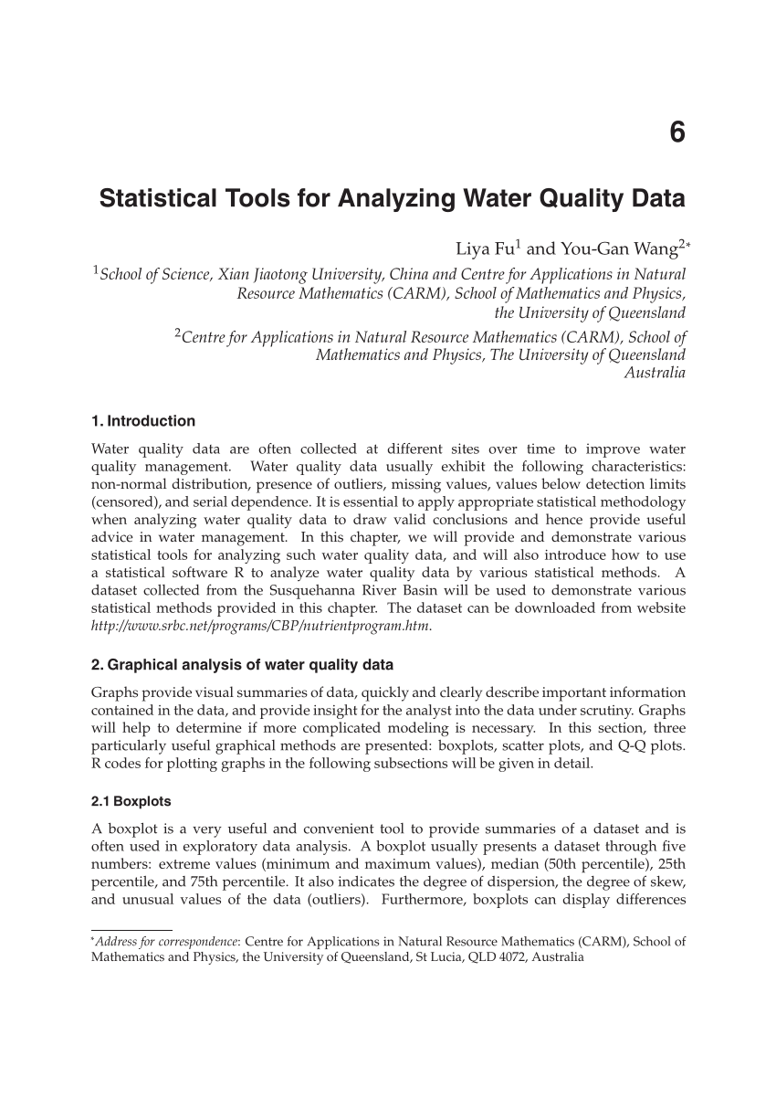 water quality analysis thesis pdf