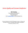 phd thesis on service quality and customer satisfaction