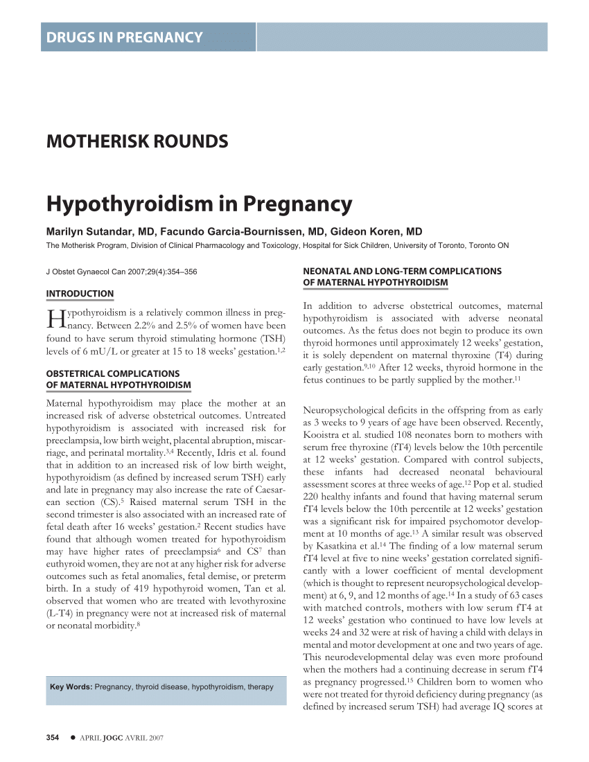 case study quiz hypothyroidism therapy in pregnancy