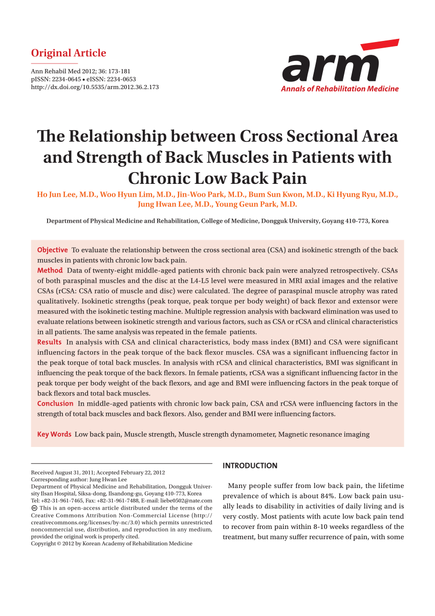 PDF) The Relationship between Cross Sectional Area and Strength of