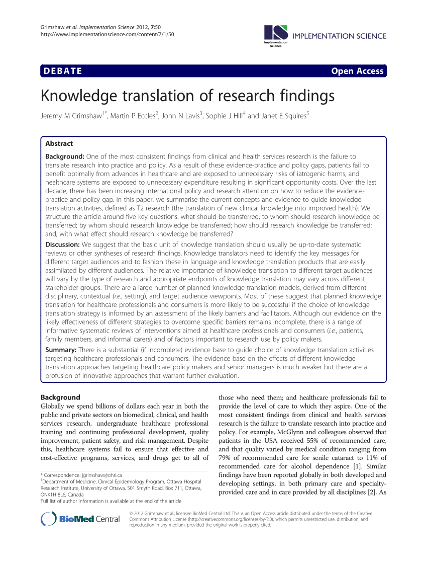 research findings pdf