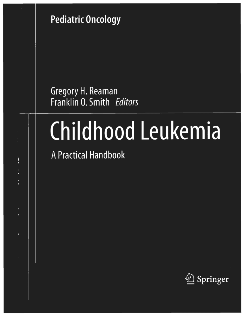 Pdf Epidemiology Of Acute Childhood Leukemia