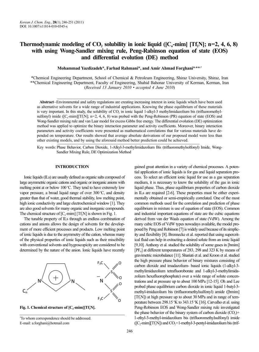 sandler chemical engineering thermodynamics pdf