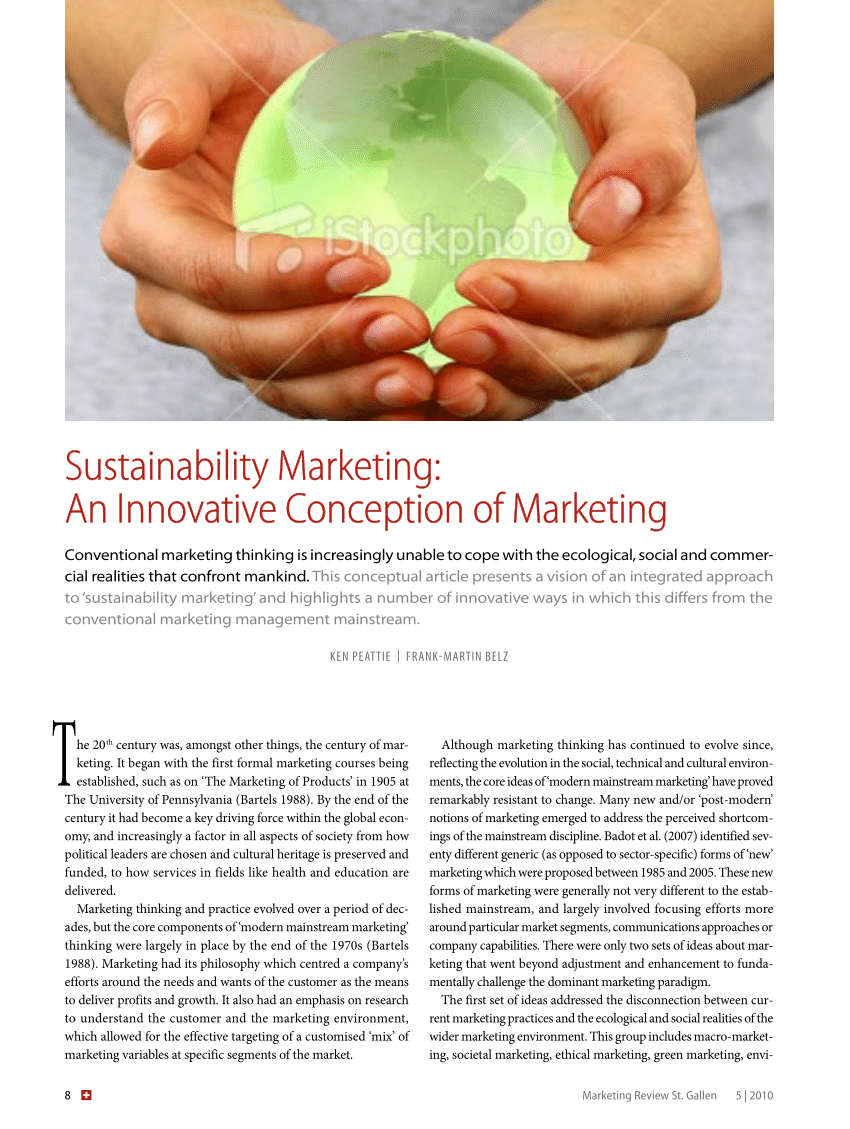 dissertation on sustainability marketing
