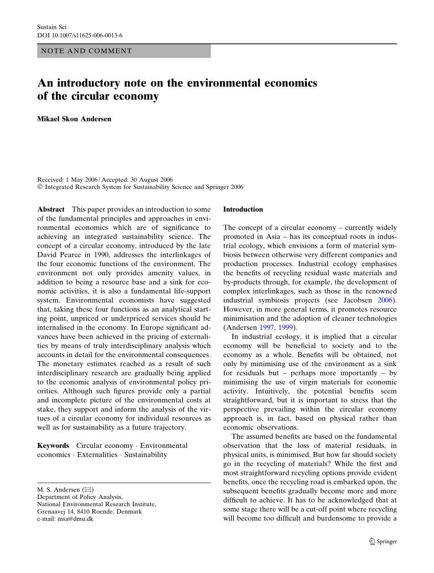 thesis topics in environmental economics