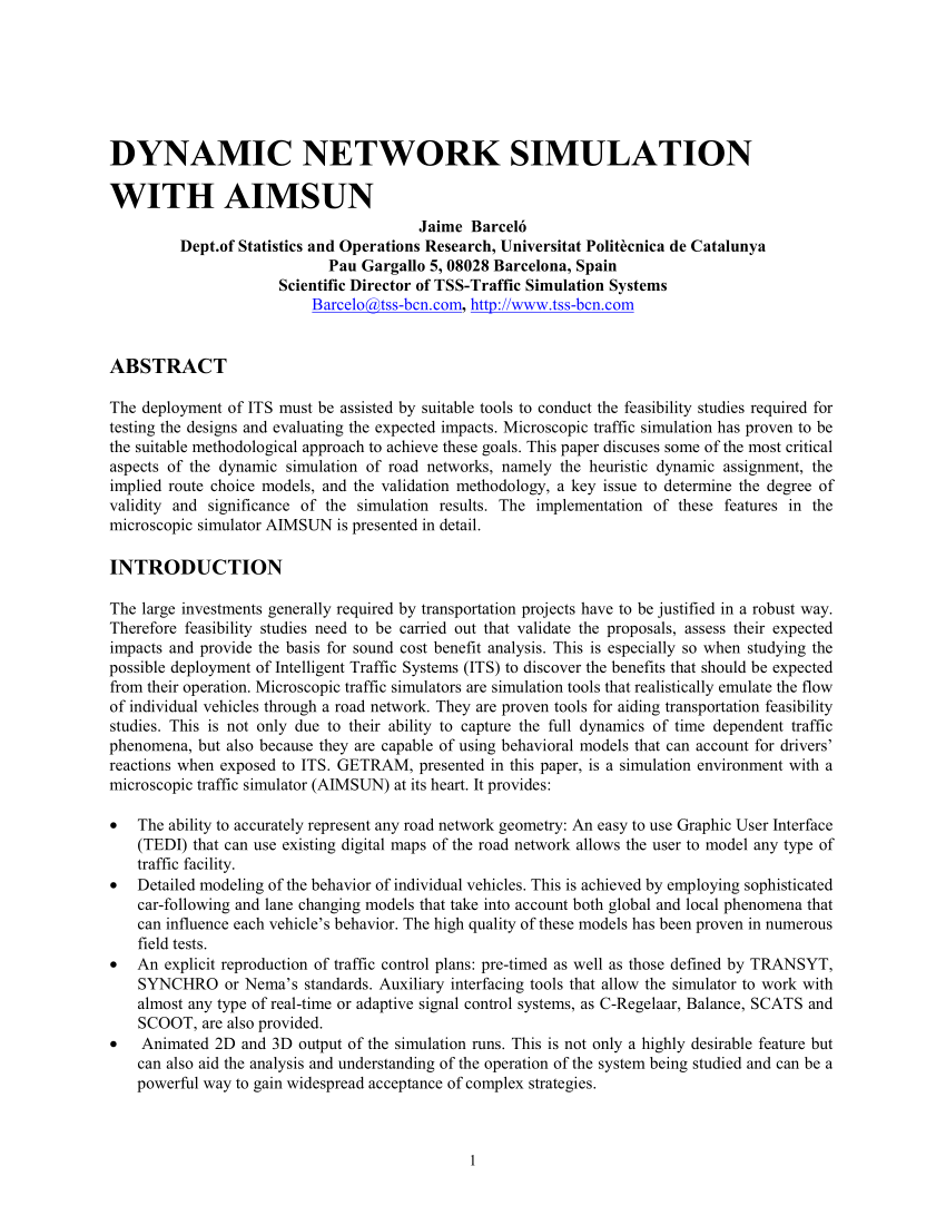 aimsun user manual pdf