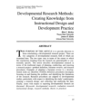 design and development research pdf