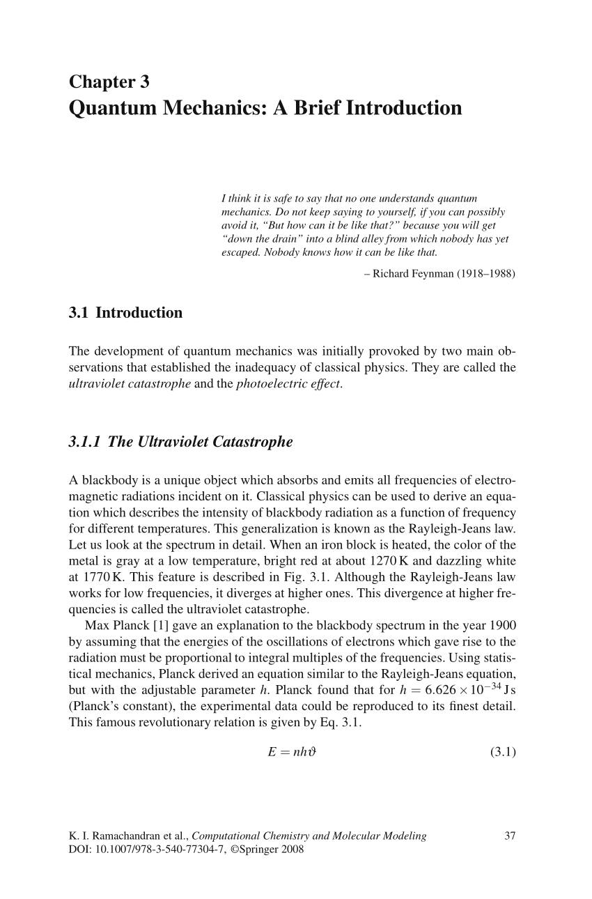 research paper about quantum mechanics
