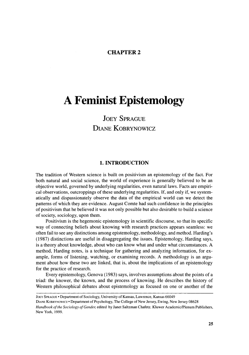 black feminist epistemology collins